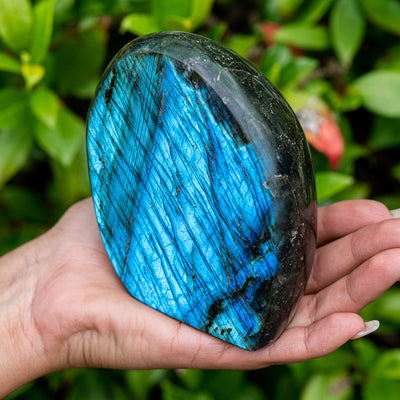 Metal And Intuitive Abilities - Labradorite Free Form Superior Specimens 1