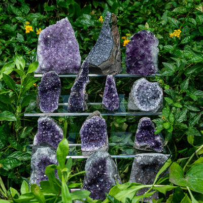 Spiritual Protection - Amethyst Cathedral Cut Base