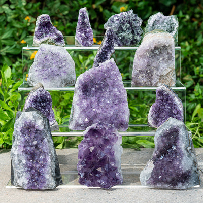 Spiritual Protection - Amethyst Cathedral Cut Base