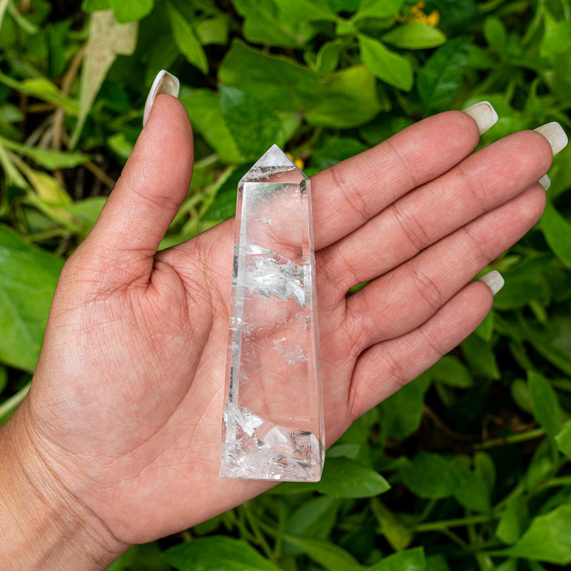 Amplification Of Intention - Clear Quartz Obelisk