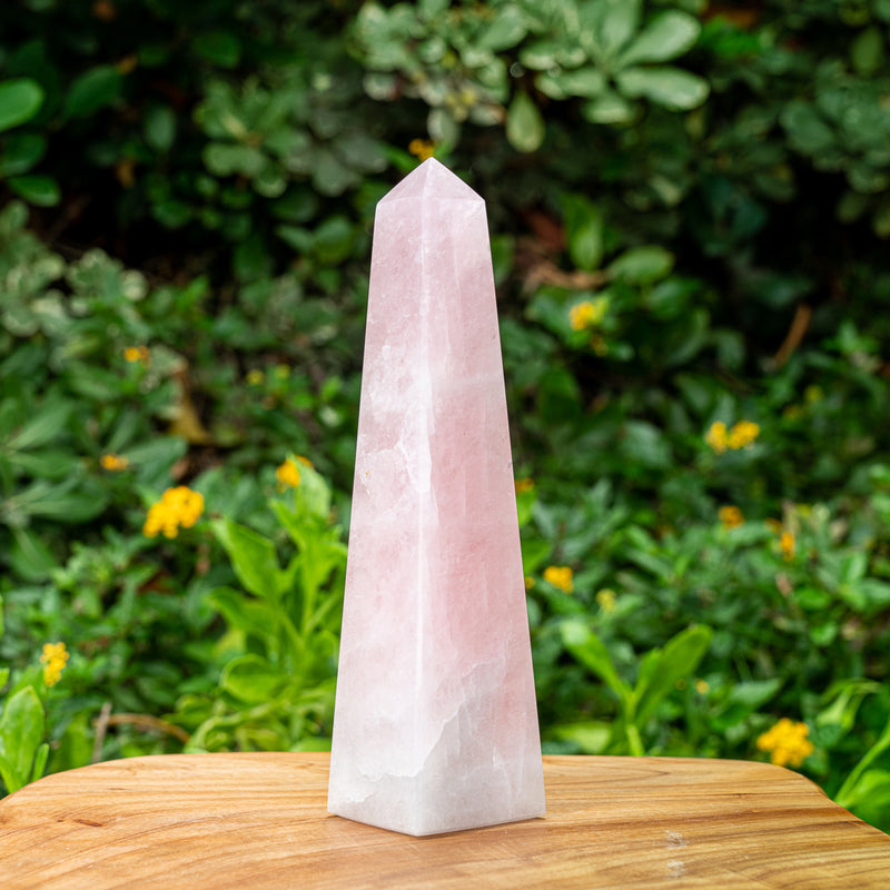 Open Hearted - Rose Quartz Obelisk Tower