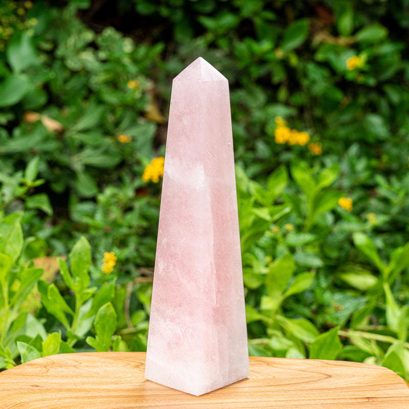 Open Hearted - Rose Quartz Obelisk Tower