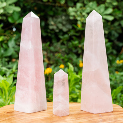 Open Hearted - Rose Quartz Obelisk Tower