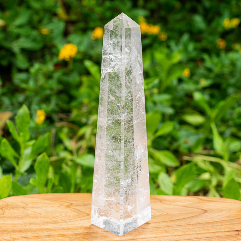 Amplification Of Intention - Clear Quartz Obelisk