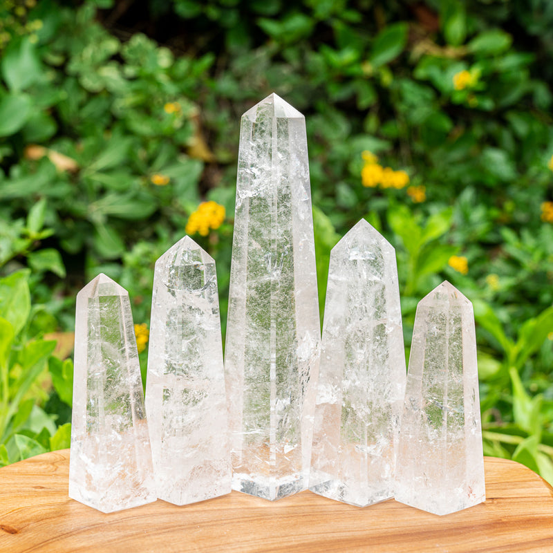 Amplification Of Intention - Clear Quartz Obelisk