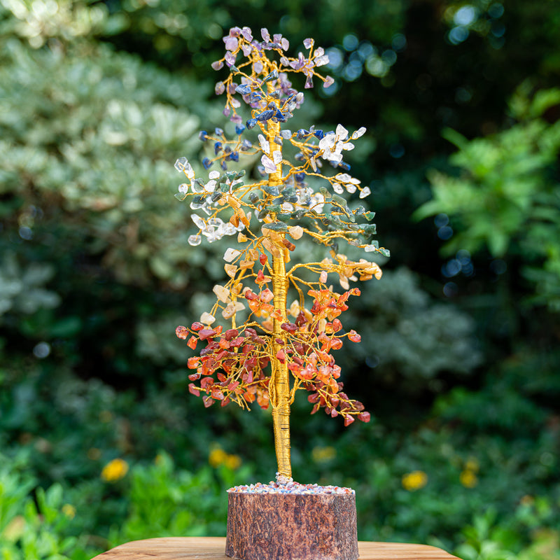 Strenght And Growth - Multi Stone Chakra Tree Of Life