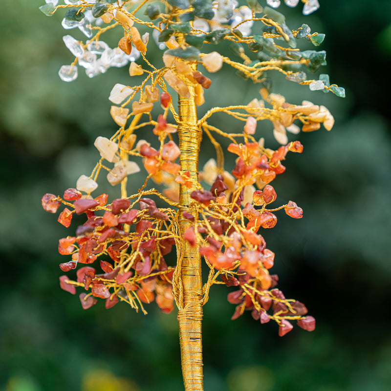 Strenght And Growth - Multi Stone Chakra Tree Of Life