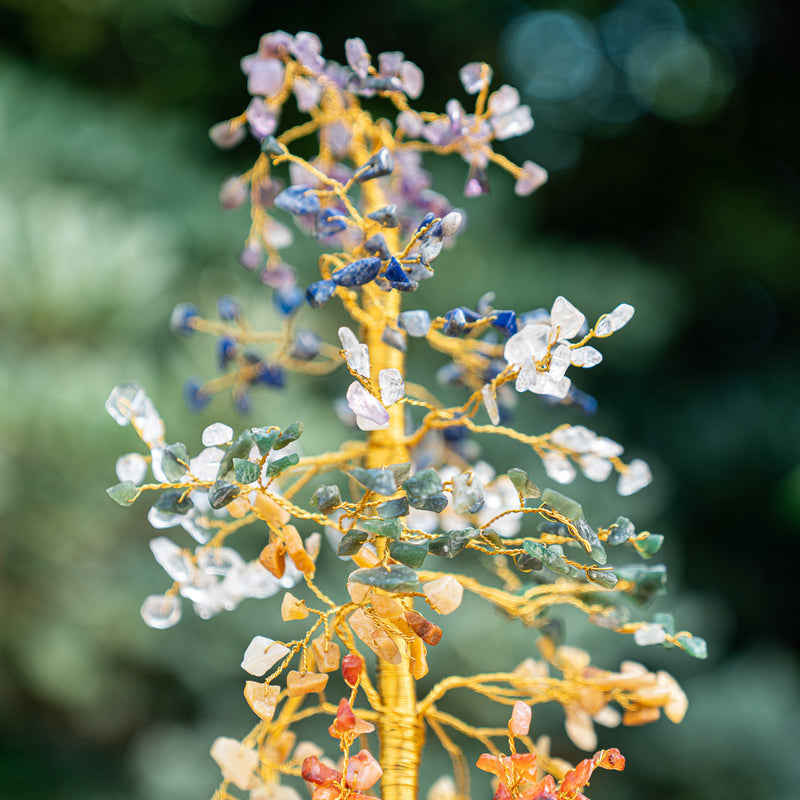 Strenght And Growth - Multi Stone Chakra Tree Of Life