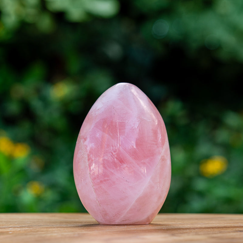 Spiritual Love - Rose Quartz Cut Base Free Form